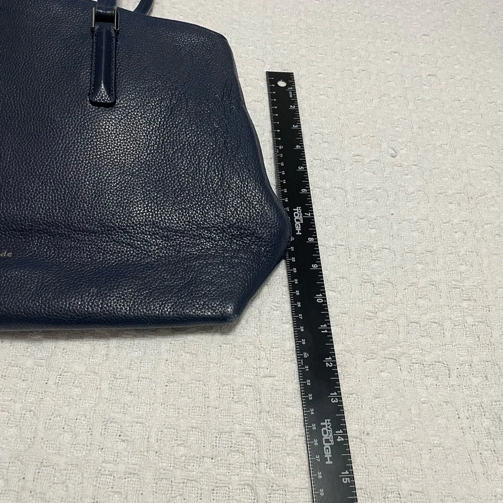 Kate Spade Midnight Blue Textured Leather Accessory~ Professional on the go‎